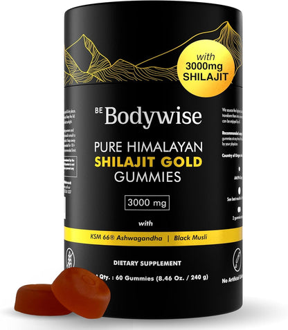 Be Bodywise Pure Himalayan Shilajit Gummies Gold