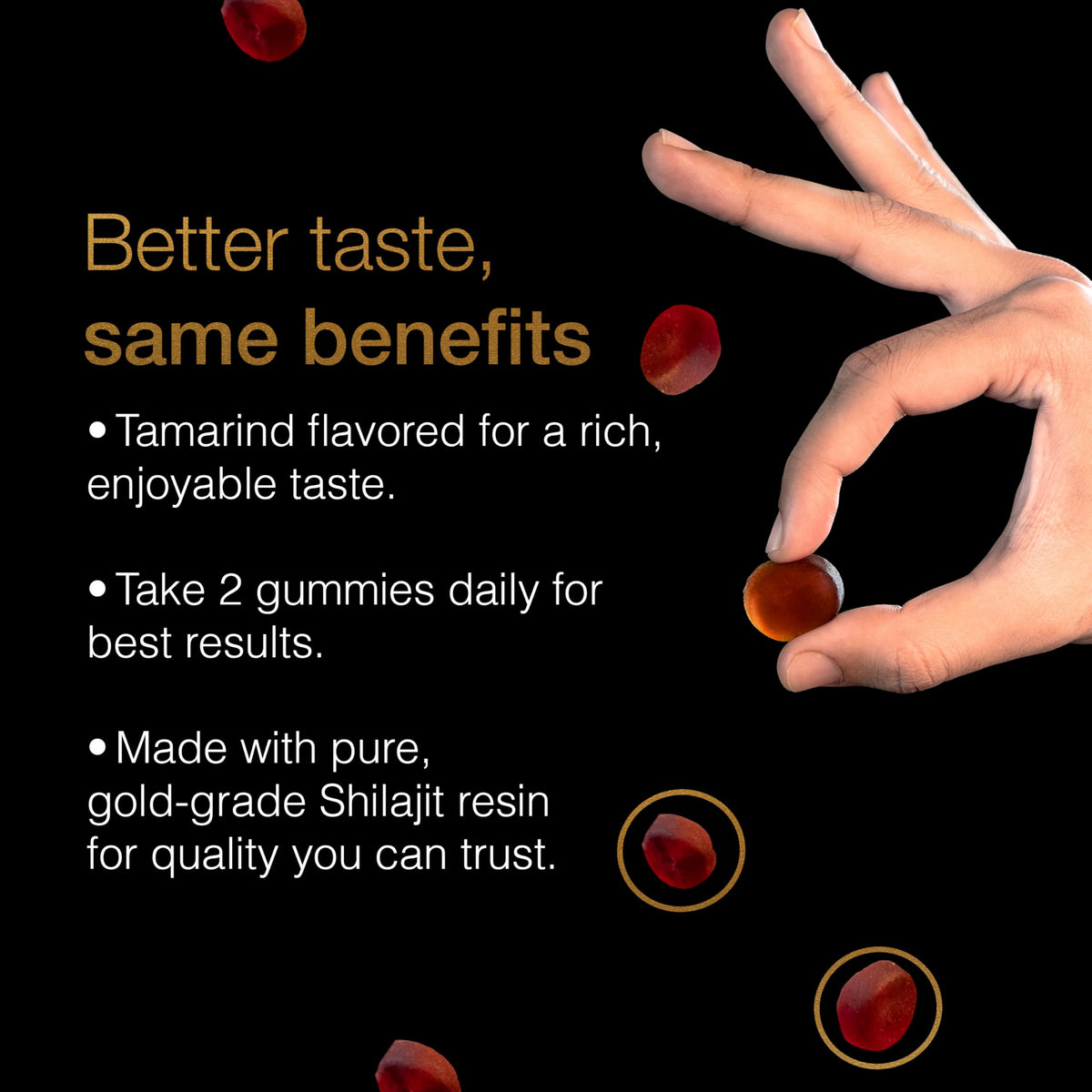 Be Bodywise Pure Himalayan Shilajit Gummies Gold