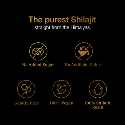 Be Bodywise Pure Himalayan Shilajit Gummies Gold